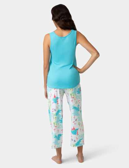 Mama Jama 3 Piece PJ Set - Blue Mist | Hue
