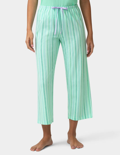 A Swing and a Stripe PJ Capri - Cabbage | Hue