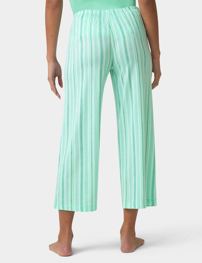 A Swing and a Stripe PJ Capri - Cabbage | Hue
