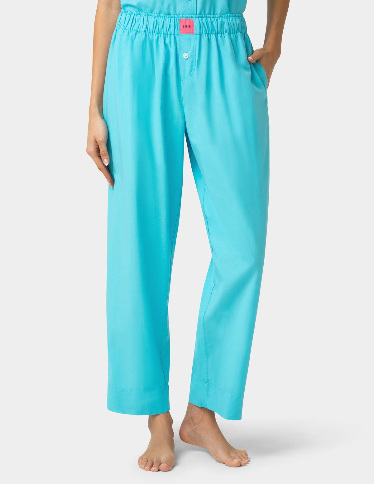 Poplin PJ Pant - Blue Mist | Hue