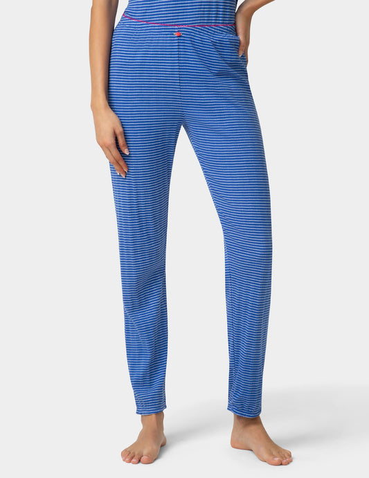 Pointelle PJ Jogger - Dazzling Blue | Hue