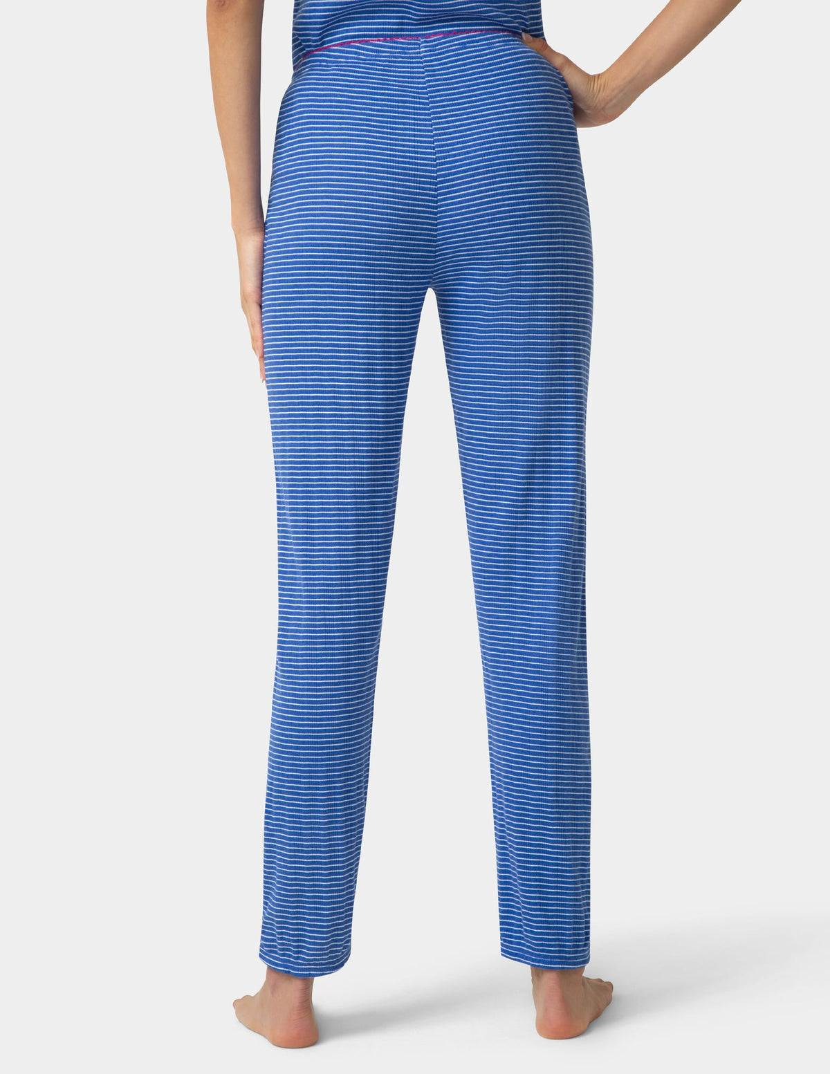 Pointelle PJ Jogger - Dazzling Blue | Hue