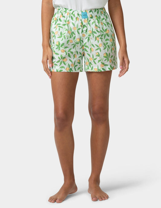 Voile PJ Boxer - Bright White | Hue