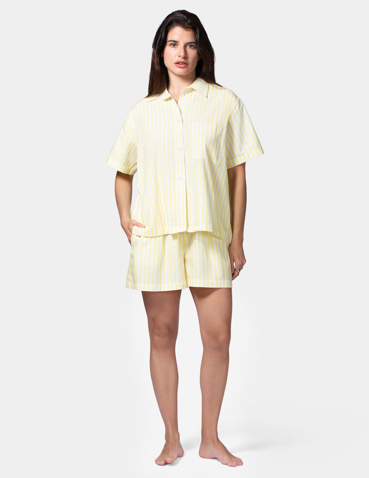 Ultra Soft Poplin PJ Boxer - Sunshine | Hue