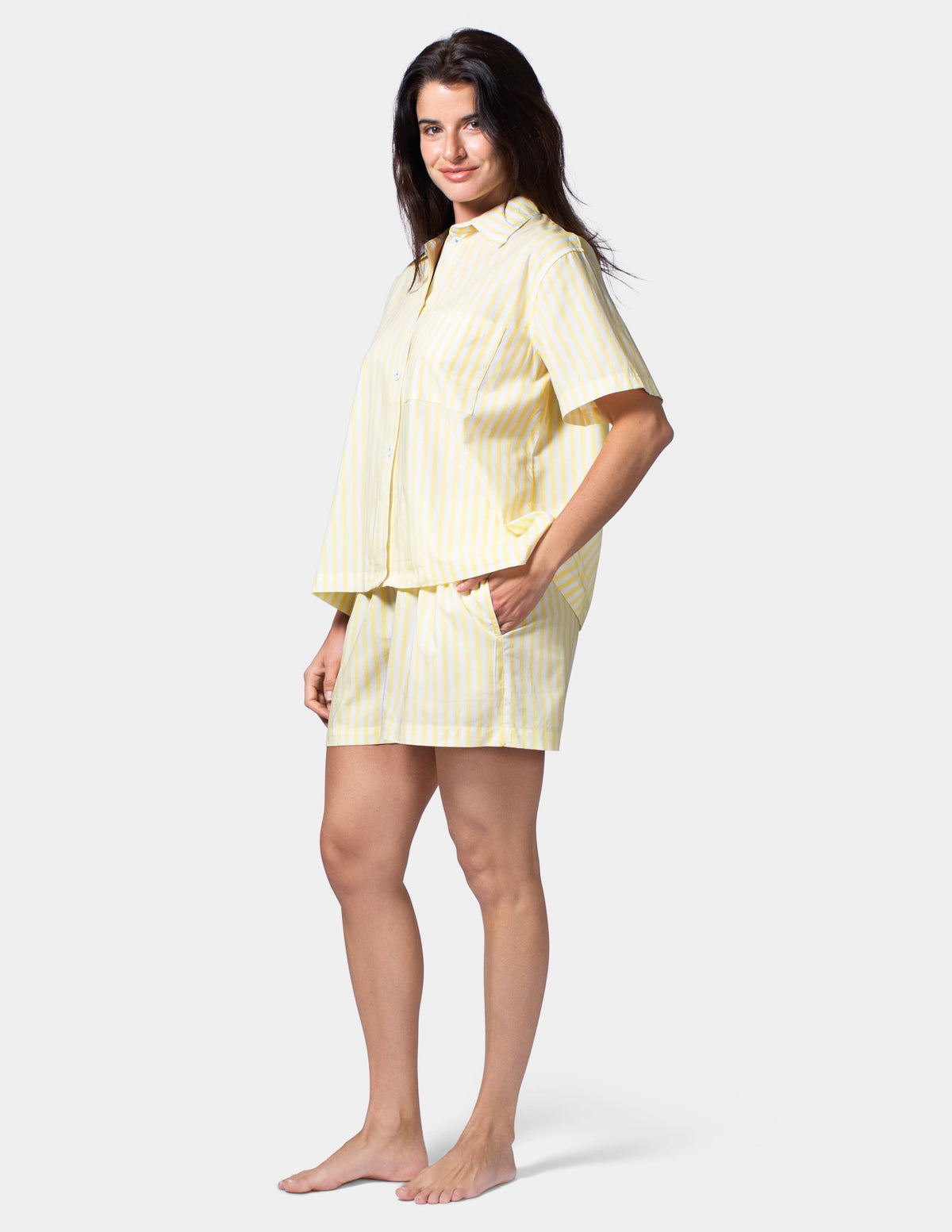 Ultra Soft Poplin PJ Boxer - Sunshine | Hue