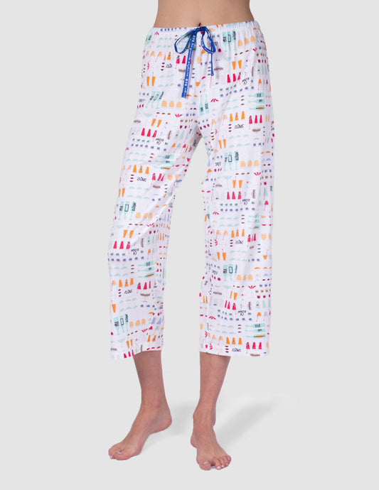 After Dinner Dwink PJ Capri - Bright White | Hue