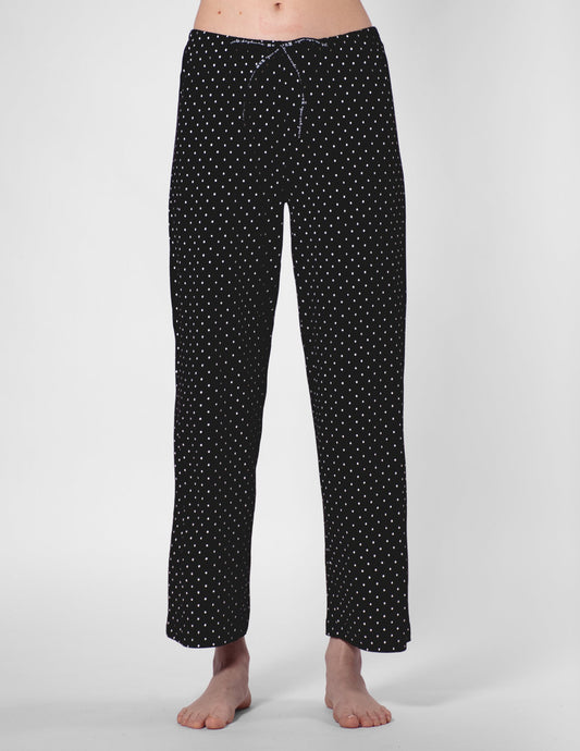 SleepWell Rio Dots Sleep Pant - Black | Hue