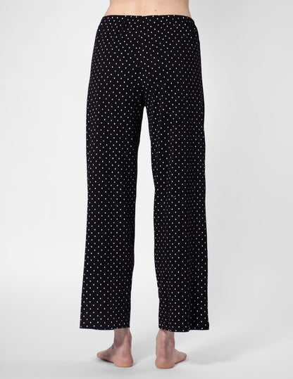 SleepWell Rio Dots Sleep Pant - Black | Hue