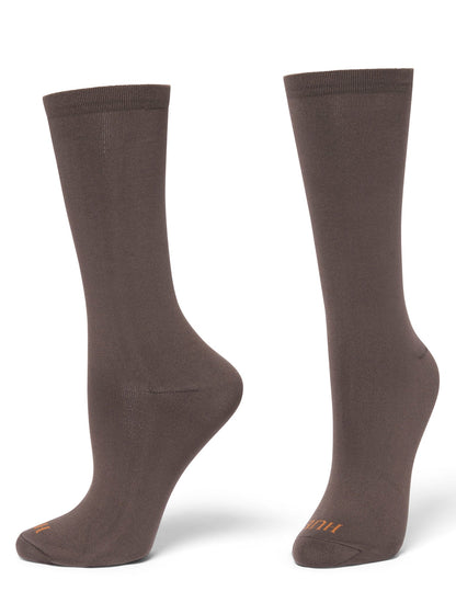 Cushioned Crew Sock - Espresso | Hue