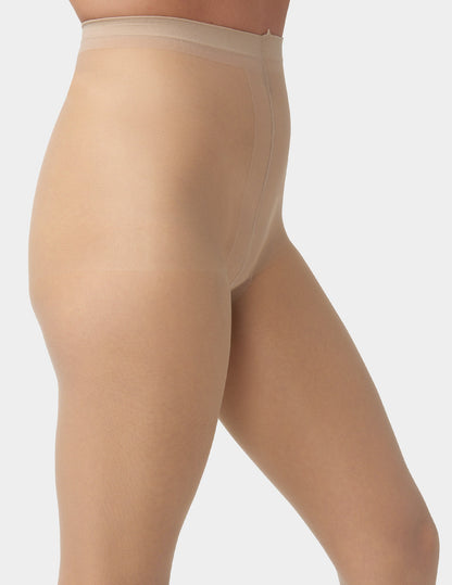 Essentials Solutions Clear Control Top Pantyhose - Natural | Hue