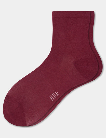 Sleek Sock - Oxblood Red | Hue