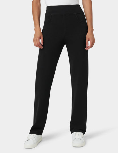 Game-Changing Hi-Rise Straight Leg Legging - Black Wash | Hue