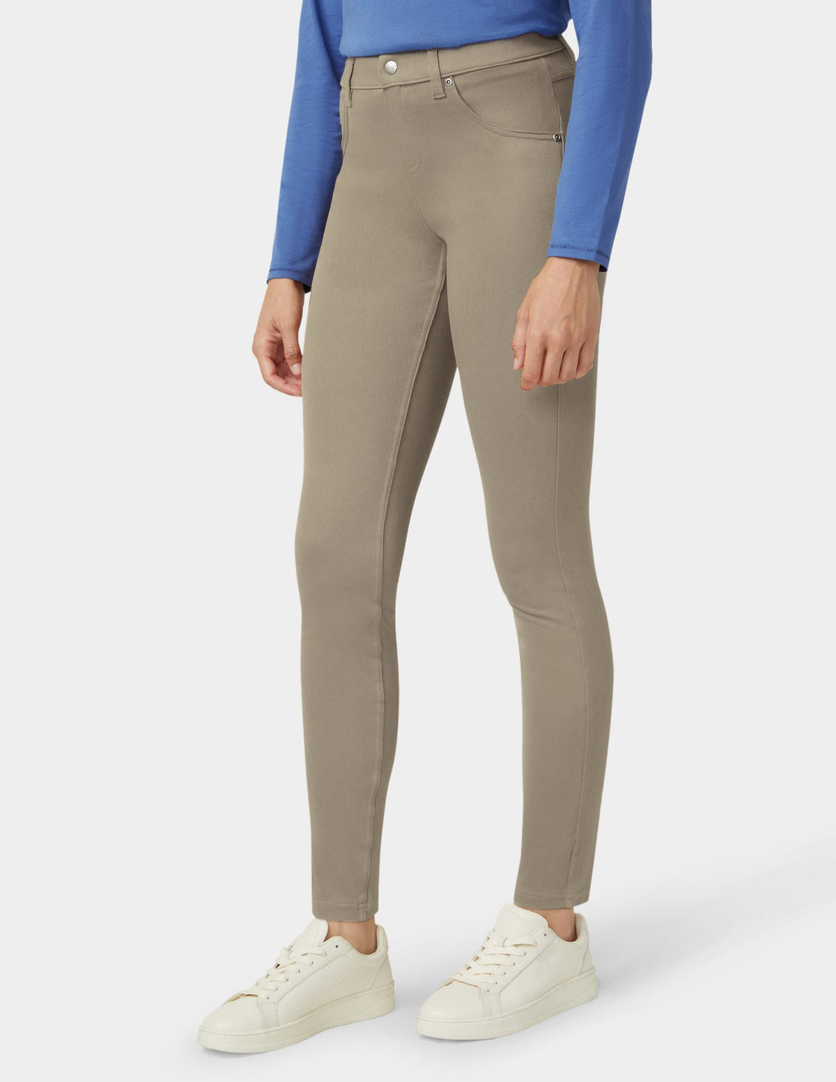 Ultra Soft Denim Legging - White Pepper | Hue