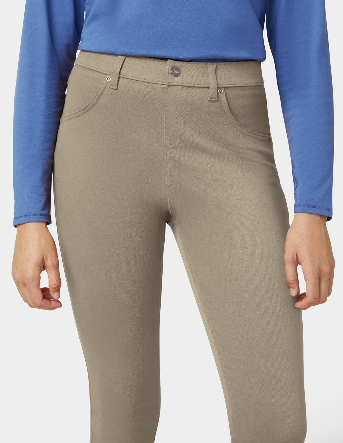Ultra Soft Denim Legging - White Pepper | Hue