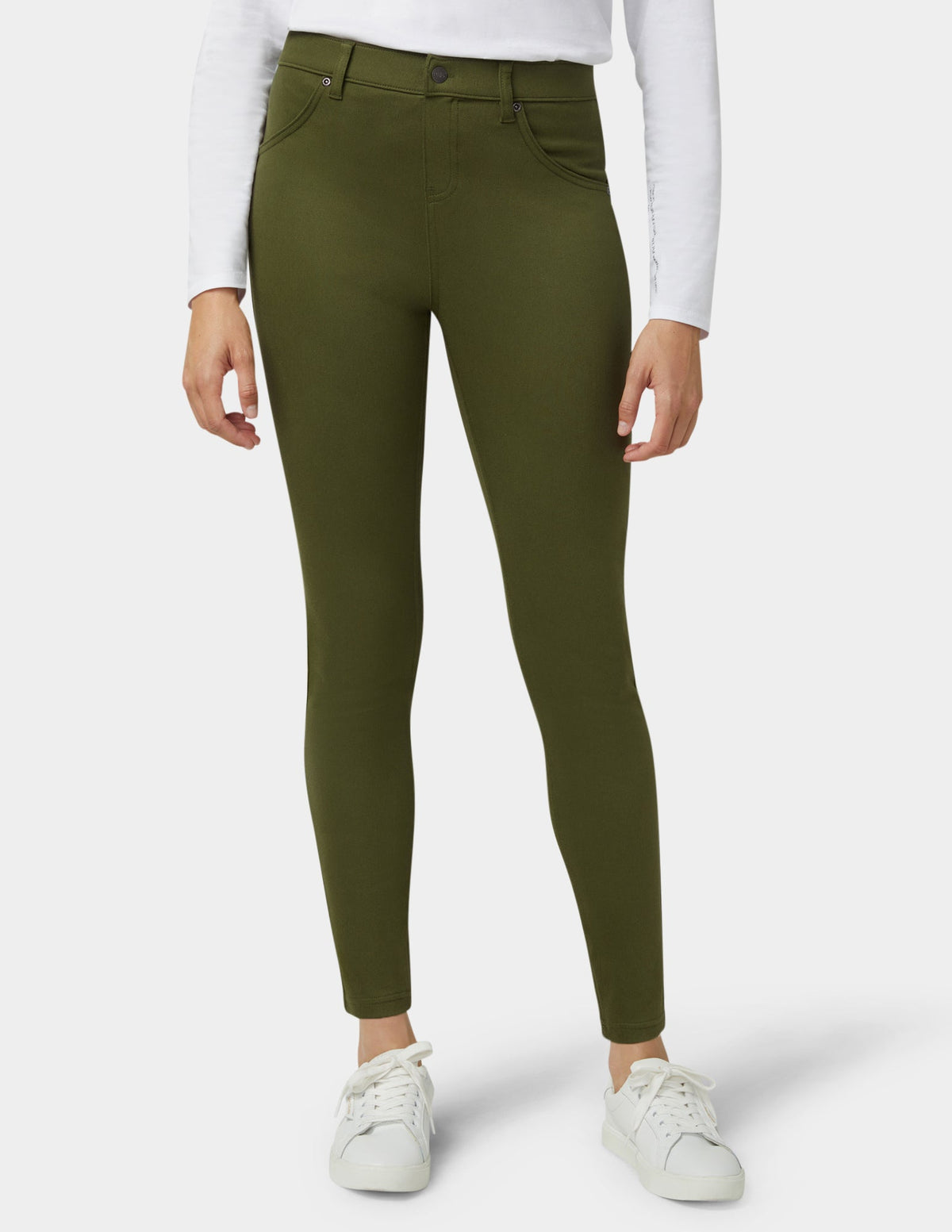 Ultra Soft Denim Legging - Burnt Olive | Hue