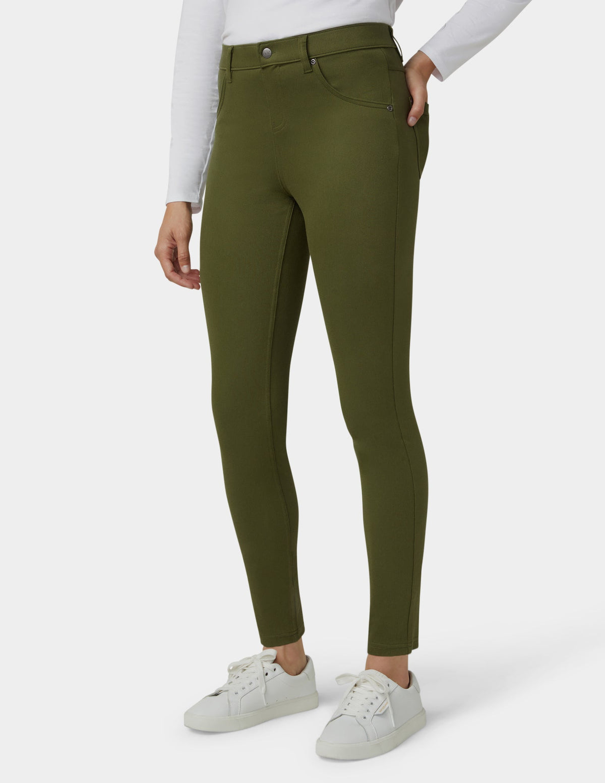 Ultra Soft Denim Legging - Burnt Olive | Hue