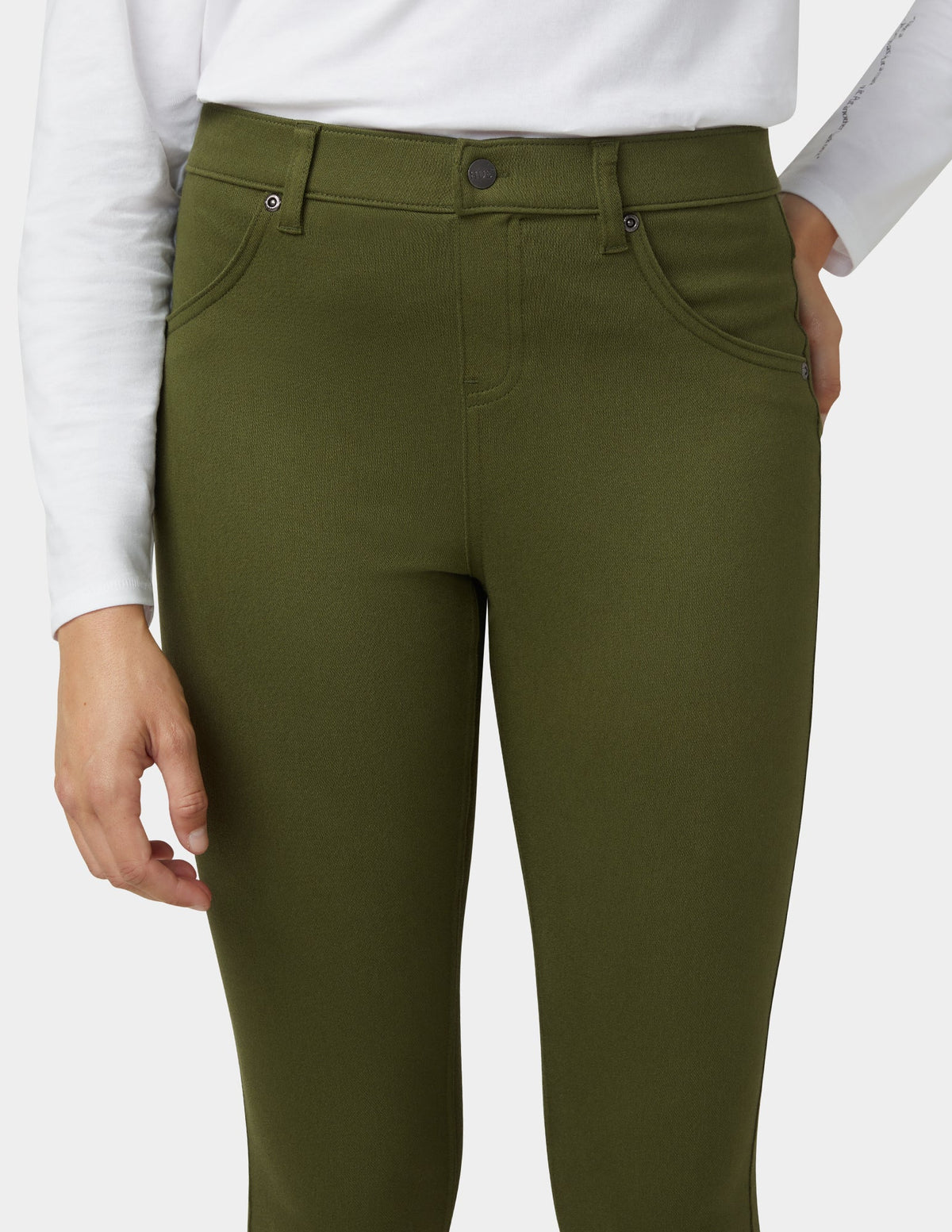 Ultra Soft Denim Legging - Burnt Olive | Hue