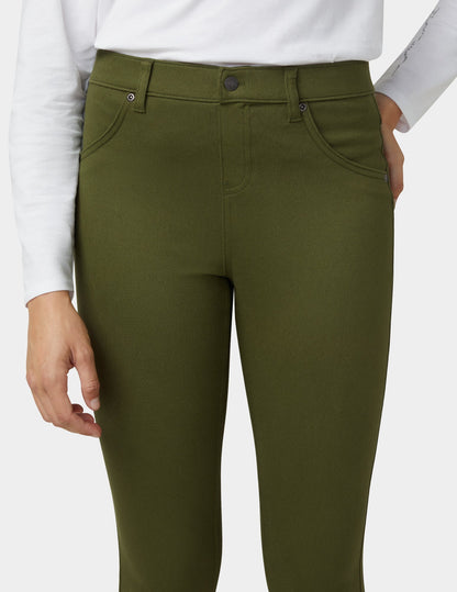 Ultra Soft Denim Legging - Burnt Olive | Hue