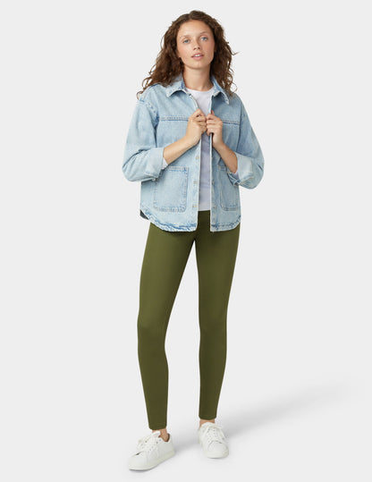 Ultra Soft Denim Legging - Burnt Olive | Hue