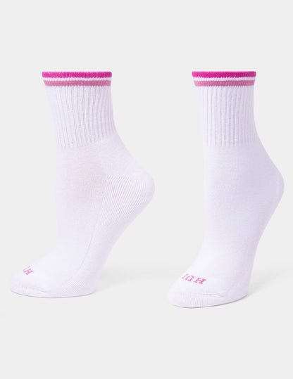 Sport Mini Crew Sock 6 Pair Pack - Micro Stripe | Hue