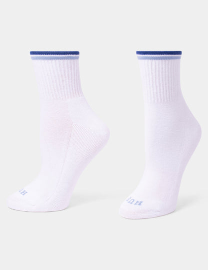Sport Mini Crew Sock 6 Pair Pack - Micro Stripe | Hue