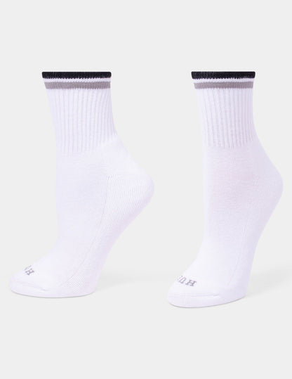 Sport Mini Crew Sock 6 Pair Pack - Micro Stripe | Hue