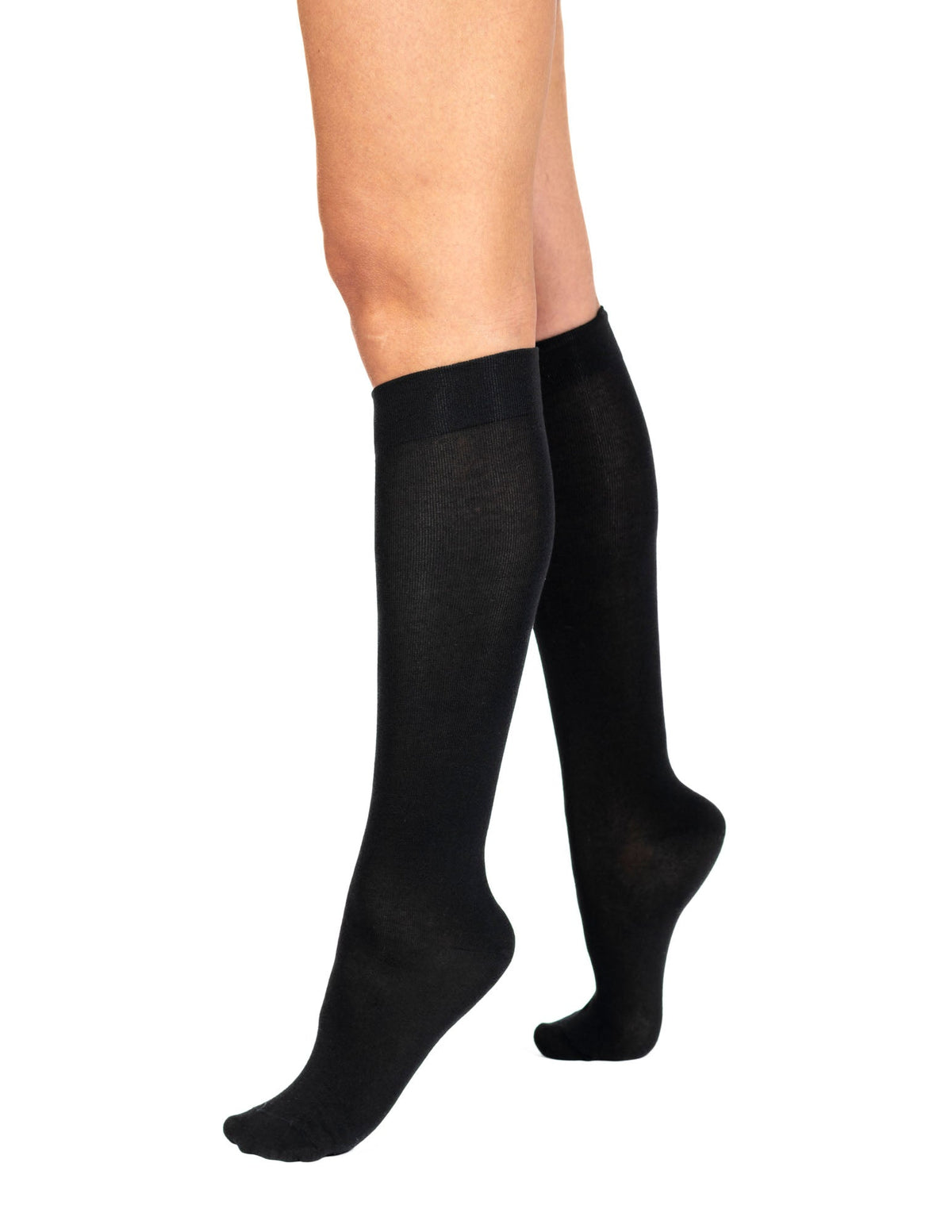 Modal Knee Sock 2 Pair Pack One Size - Espresso | Hue