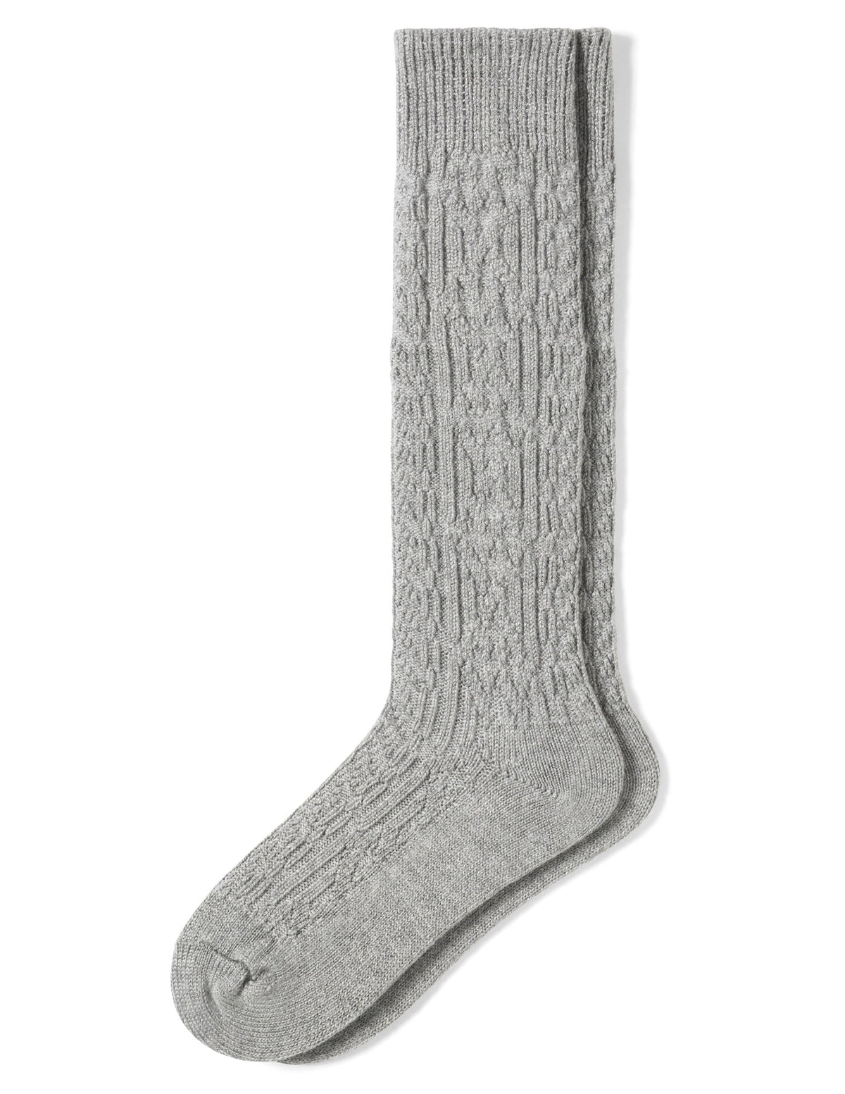 Cable Knee Sock - Drizzle | Hue