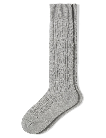 Cable Knee Sock - Drizzle | Hue