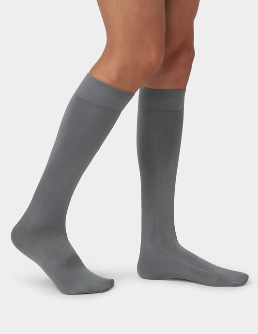 Luster Knee High - Steel | Hue