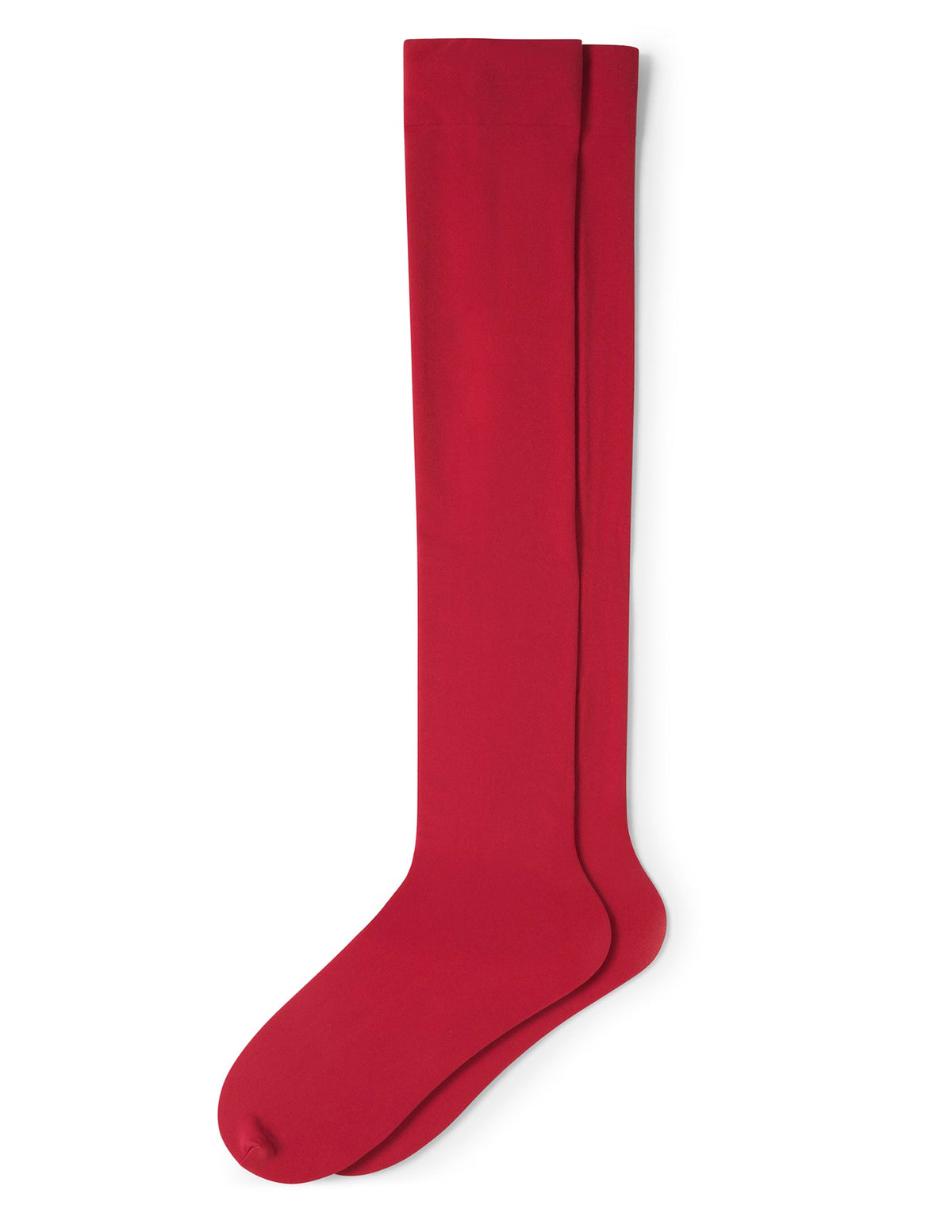 Opaque Over The Knee Sock - Jester Red | Hue