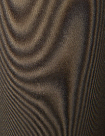 Faux Sheer Fleece-Lined Tights - Black | Hue