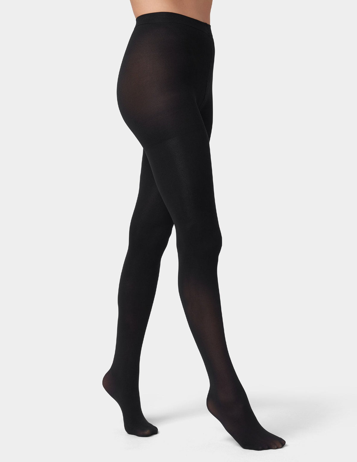 Shaper Opaque Tights - Black | Hue