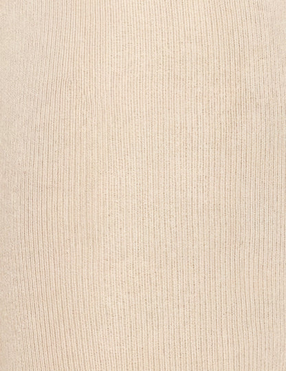 Flat Knit Sweater Tight - Ivory | Hue