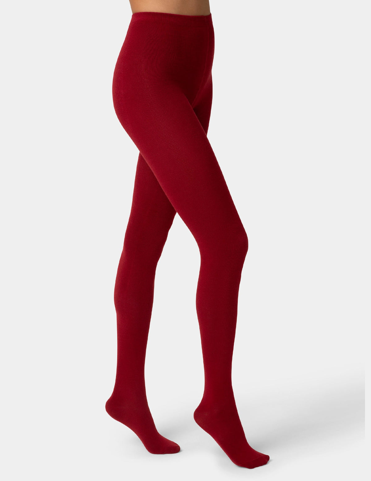 Flat Knit Sweater Tight - Rhubarb | Hue