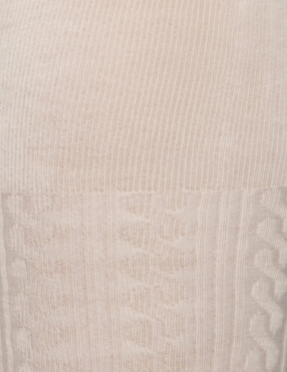 Cable Sweater Tight - Ivory | Hue