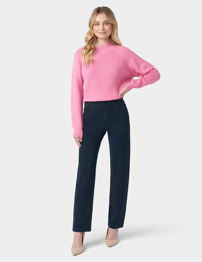 Game-Changing Hi-Rise Straight Leg Legging - Dark Rinse Wash | Hue