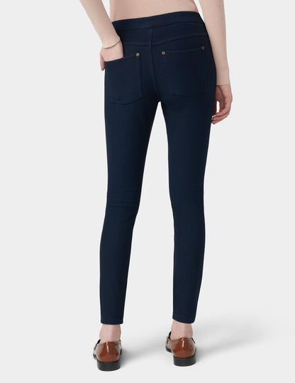 Ultra Soft Fleece Lined Denim Leggings - INK WASH | Hue