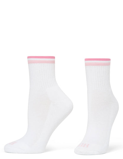Sport Mini Crew Sock 6 Pair Pack - Tipped | Hue