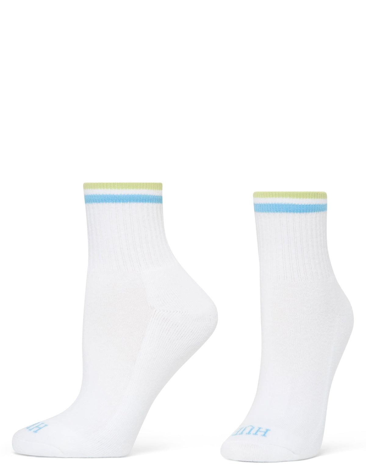 Sport Mini Crew Sock 6 Pair Pack - Tipped | Hue