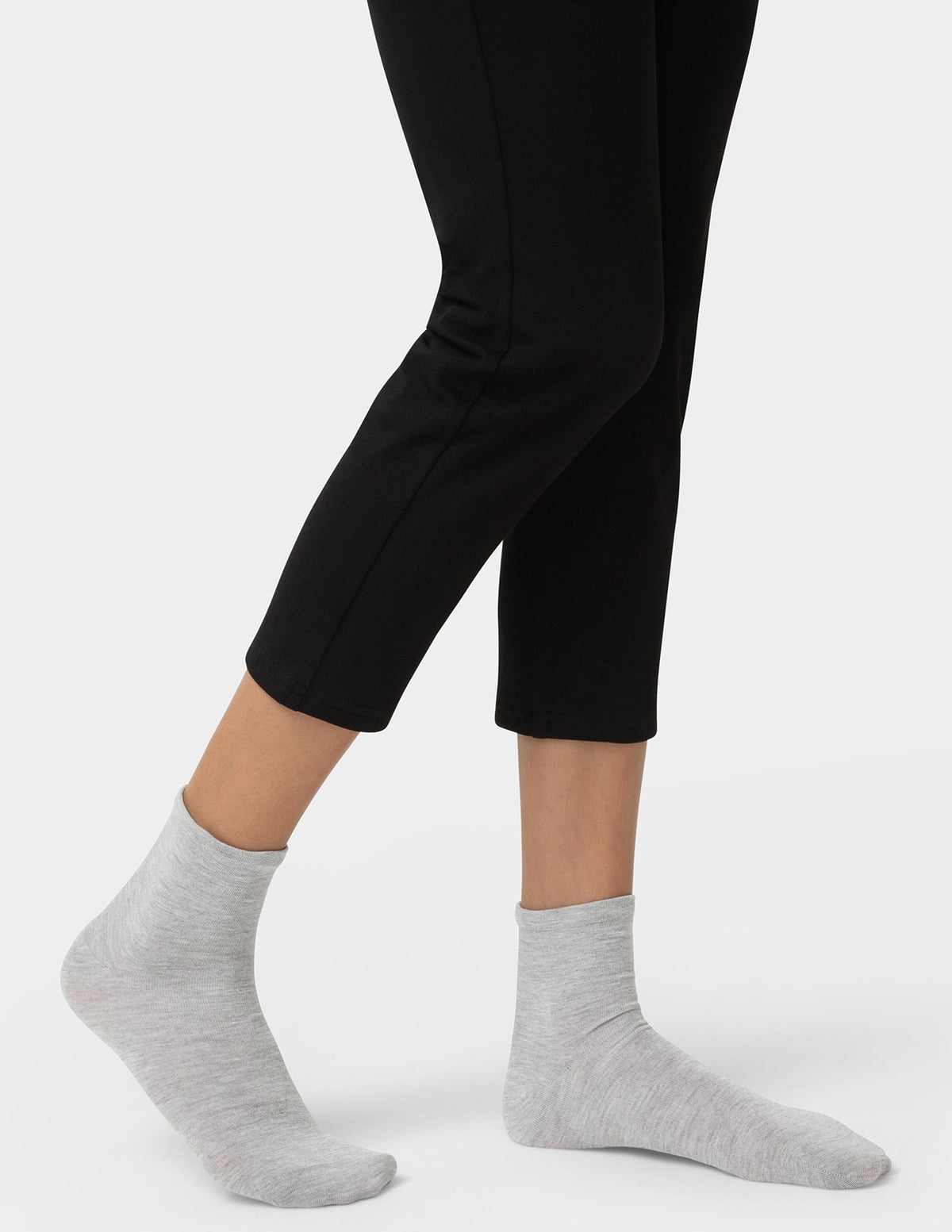 Sleek Sock - Light Grey Heather | Hue