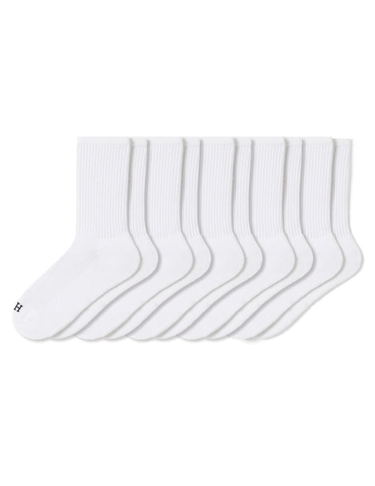 Sport Crew 5 Pair Pack - White | Hue