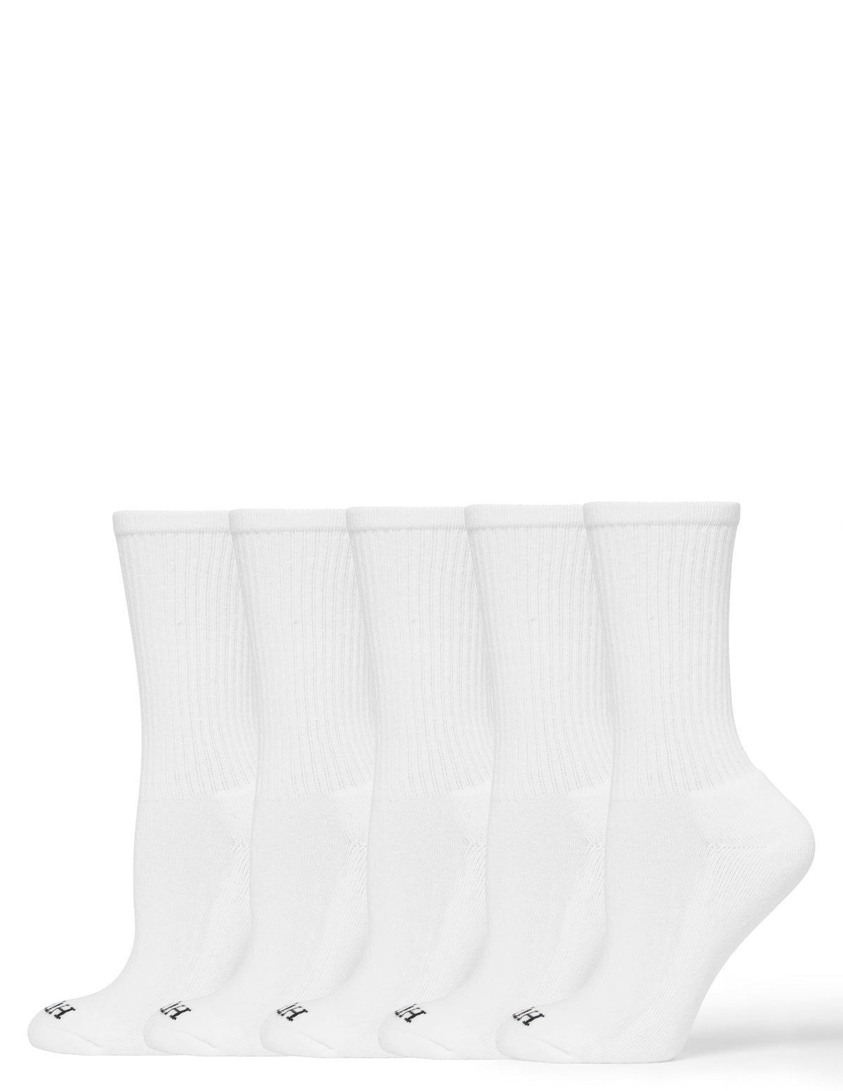 Sport Crew 5 Pair Pack - White | Hue