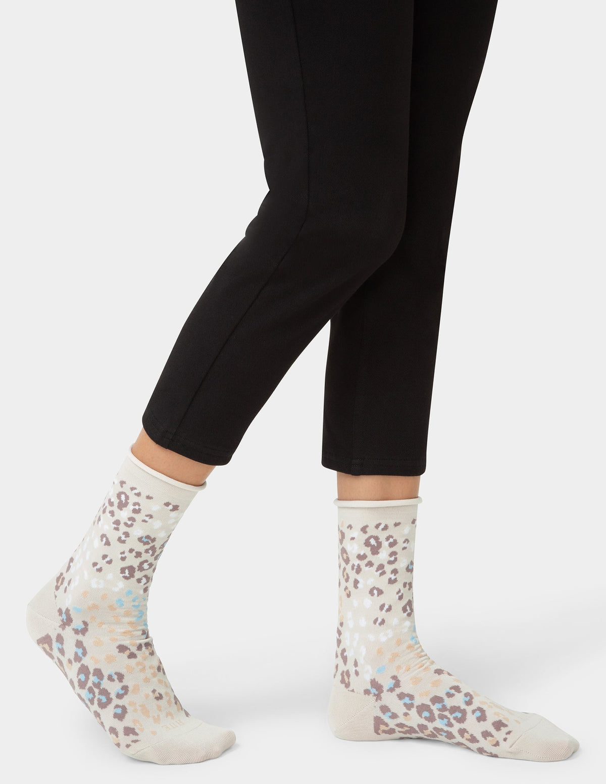 Jeans Socks - Cream Animal | Hue