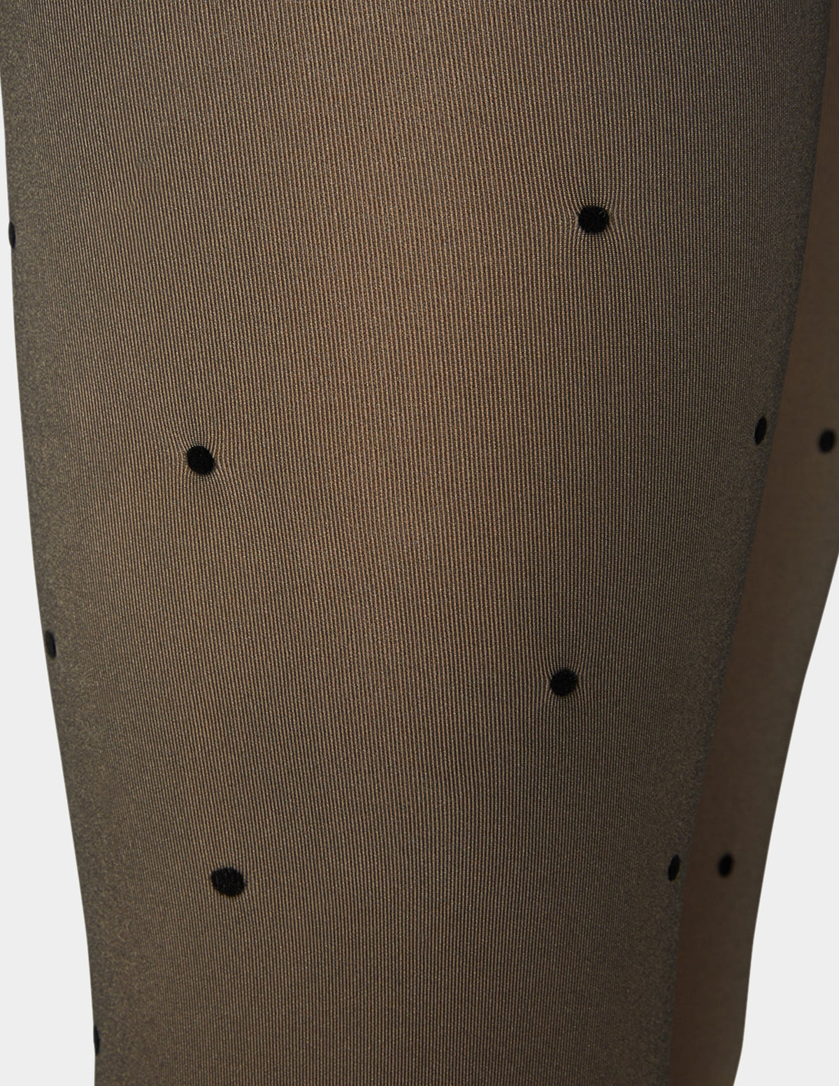 Faux Sheer Polka Dot Tight - Black | Hue