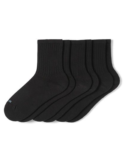 Air Cushion Sport Crew 3 Pair Pack - Black | Hue