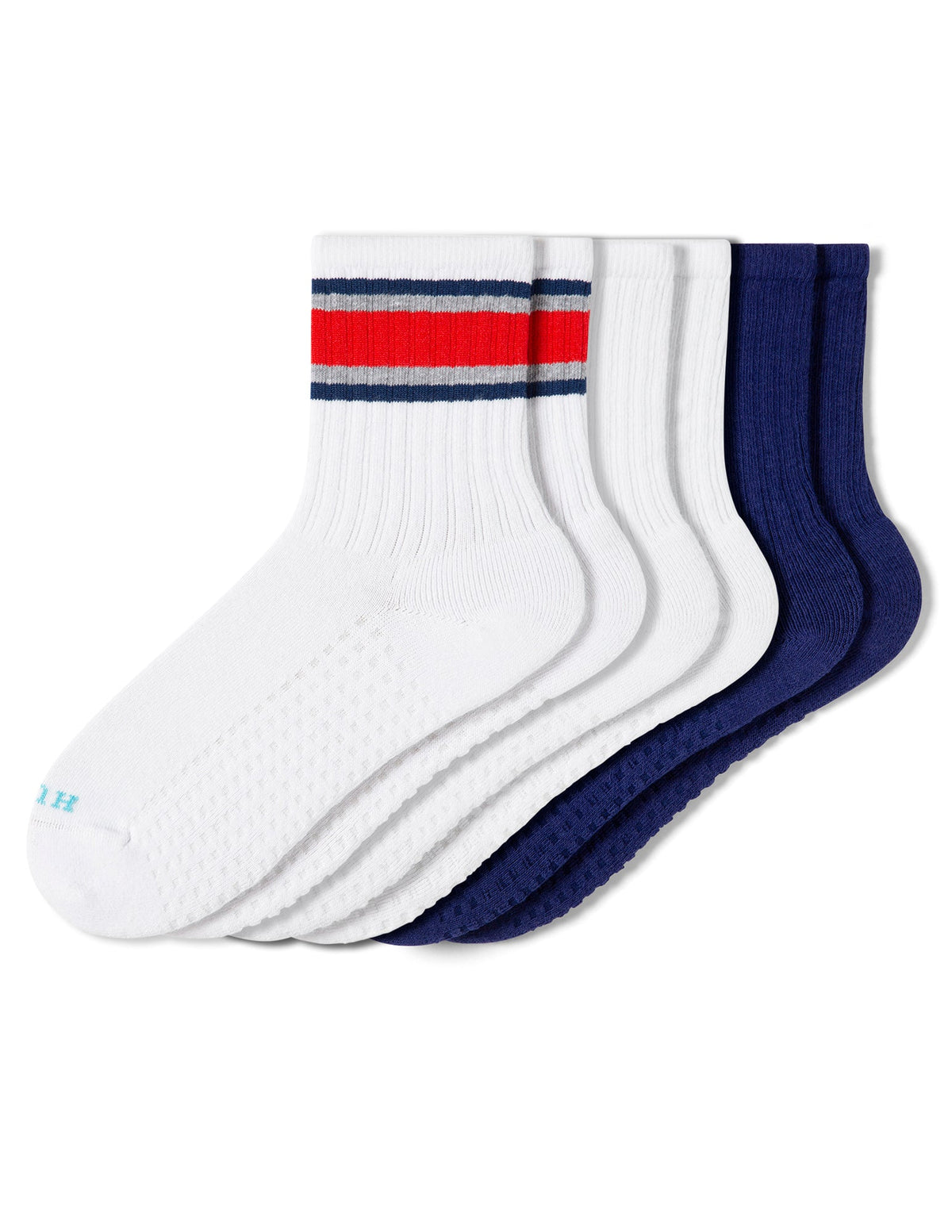 Air Cushion Sport Crew 3 Pair Pack - Stripe | Hue