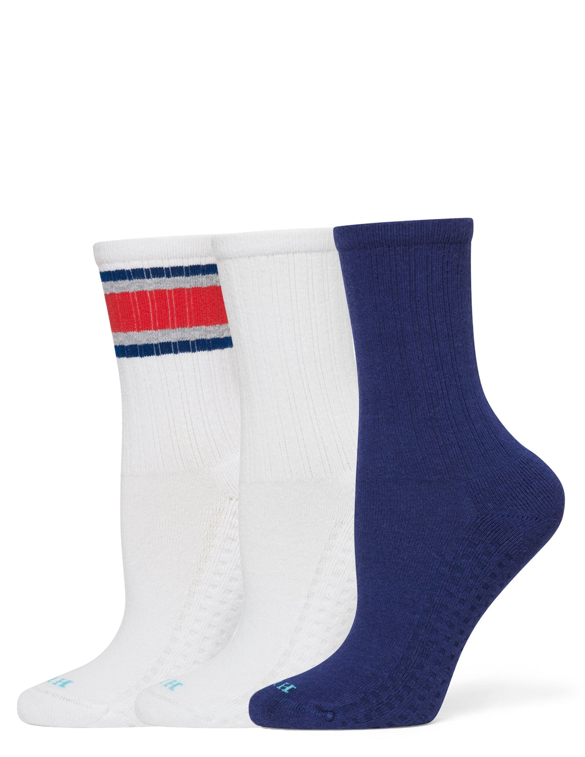 Air Cushion Sport Crew 3 Pair Pack - Stripe | Hue
