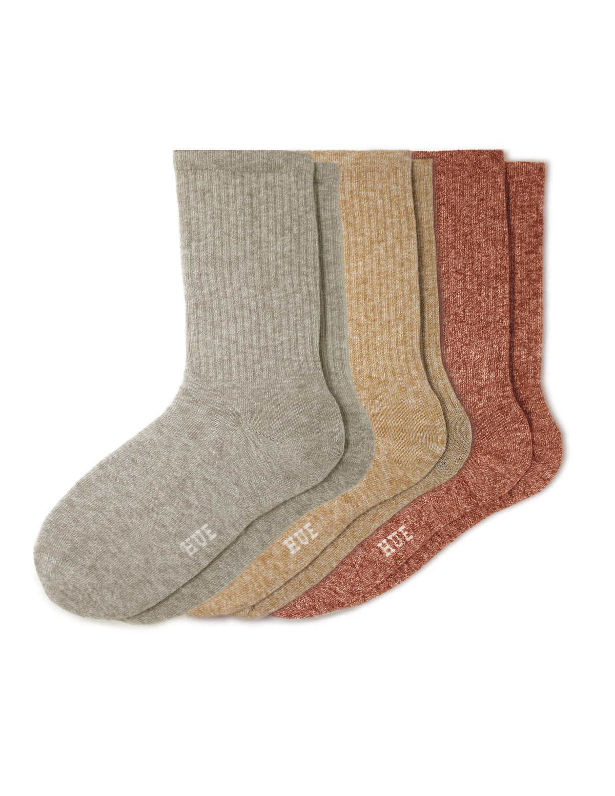 Women's Must Have Crew 3 Pair Pack - Oatmeal | Hue