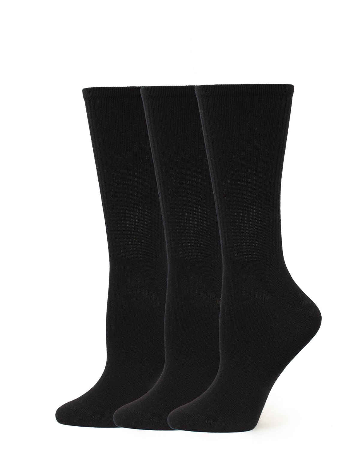 Women's Must Have Crew 3 Pair Pack - Black | Hue